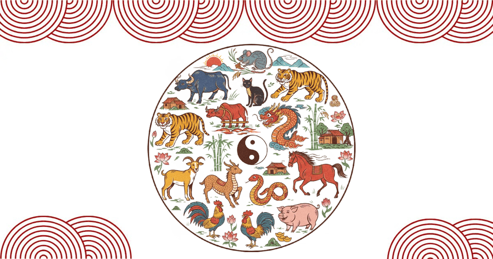 There are differences in legends between the 12 Vietnamese zodiac animals and the 12 Chinese zodiac animals